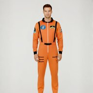 Disfraz Astronauta Naranja - Profesiones y Oficios / Hombre Adulto